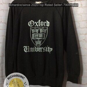 Oxford University Crest Henley Sweatshirt Shirt